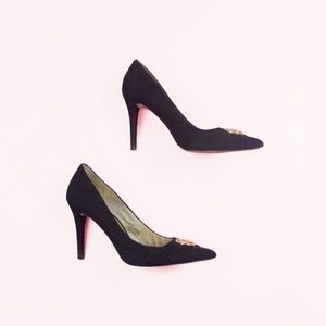 Michael Kors Caroline Suede Pointed Toe Pumps